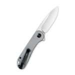 CIVIVI Elementum Liner Lock Knife - Gray G10 Handle (2.96'' Satin D2) C 907B - Image 7