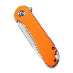 Civivi Elementum Flipper Knife - Orange G10 Handle (2.96'' Satin D2) C 907R - Image 2
