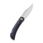 CIVIVI Knives Rustic Gent Lock back Knife Black G10 Handle With Carbon Fiber Bolster (2.97" Satin D2) C914A - Image 3