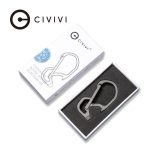 CIVIVI Click Gray Ti Carabiner Keychain Multi-Tool - CA-01A