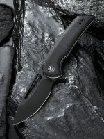 CIVIVI Odium Flipper Knife - Black G10 Handle (2.65" Black Stonewashed D2) C 2010E - Image 3