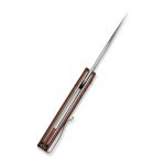 CIVIVI Appalachian Drifter Slip Joint Knife - Brown Micarta Handle (2.96" Gray Stonewashed S35VN) C 2015A - Image 5