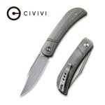 CIVIVI Appalachian Drifter Slip Joint Knife - Dark Green Micarta Handle (2.96" Gray Stonewashed S35VN) C 2015C- UK FRIENDLY CARRY KNIFE -