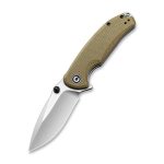 CIVIVI Pintail Flipper Knife - Olive Micarta Handle (2.98" Satin Finished CPM S35VN) C2020B - Image 2