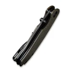 CIVIVI Pintail Flipper Knife - Dark Green Micarta Handle (2.98" Black Stonewashed CPM S35VN) C 2020C - Image 3