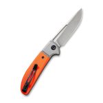 Civivi Trailblazer Orange G10 Onlay On Gray Stainless Steel Handle (2.97" Gray Stonewashed 14C28N) C2018A - UK FRIENDLY CARRY KNIFE - Image 13