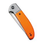 Civivi Trailblazer Orange G10 Onlay On Gray Stainless Steel Handle (2.97" Gray Stonewashed 14C28N) C2018A - UK FRIENDLY CARRY KNIFE - Image 10