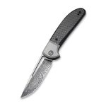 CIVIVI - Trailblazer Twill Carbon Fiber Overlay On Black G10 On Gray Stainless Steel Handle (2.97" Gray Stonewashed 14C28N) C2018DS-1 - UK FRIENDLY CARRY KNIFE - - Image 3