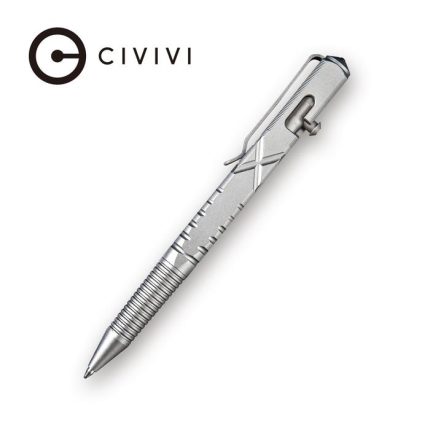 CIVIVI C-Quill Aluminum Material Pen - Grey Hard Anodized CP-01A