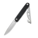 CIVIVI Crit Front Flipper Knife With Multi-Tool Black G10 Handle (3.18" Stonewashed Nitro-V) C 20014F-1 - Image 3