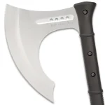 HONSHU KARITO AXE WITH SHEATH - 7CR13 STAINLESS STEEL BLADE, INJECTION MOLDED NYLON HANDLE, EDM TEXTURED - LENGTH 27” - UC3401 - Image 2