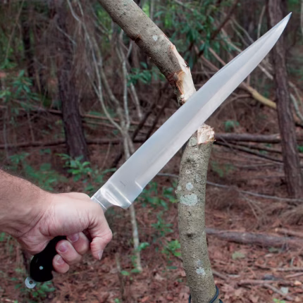 Arabian Khyber Bowie Knife and Leather Sheath - Aus 6 Steel - BK1984