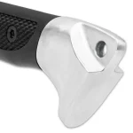 HONSHU SUB-HILT WAKIZASHI AND SHEATH - 1060 HIGH CARBON STEEL BLADE, BLACK TPR HANDLE, CARBON STEEL GUARD - LENGTH 28 7/8” - UC3474 - Image 3