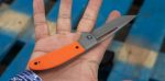 Civivi Trailblazer Orange G10 Onlay On Gray Stainless Steel Handle (2.97" Gray Stonewashed 14C28N) C2018A - UK FRIENDLY CARRY KNIFE - Image 3