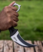 Survivor The Vested Tactical Karambit -7Cr13MoV Steel - Nylon Sheath W/ Shoulder Harness - SV-FIX014CS - Image 6
