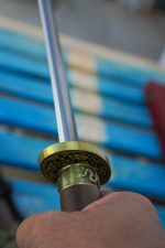 Qing Dynasty Hand Forged Oriental Sword / Dao Damascus Blade - SW258 - Image 6