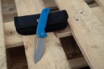 Civivi Odium Flipper Knife - Blue G10 Handle (2.65" Stonewashed D2) C 2010C - Image 7