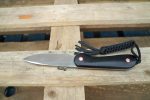 Civivi Fixed Blade Elementum - Black / Red G10 Contoured Handle (3.98" Satin Finished 10Cr15CoMoV) C 2104A - Image 4