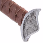 Legends In Steel Viking Seax Sword And Scabbard - One-Piece Carbon Steel Construction, Leather-Wrapped Handle - Length 30" - BK5427 - Image 3