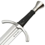 HONSHU SINGLE-HANDED BROADSWORD AND SCABBARD - 1060 CARBON STEEL BLADE, TPR GRIP, 2CR13 STEEL POMMEL - LENGTH 40” - Image 4