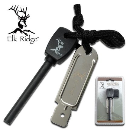 Elk Ridge ER-153BK FIRE STARTER 4" OVERALL