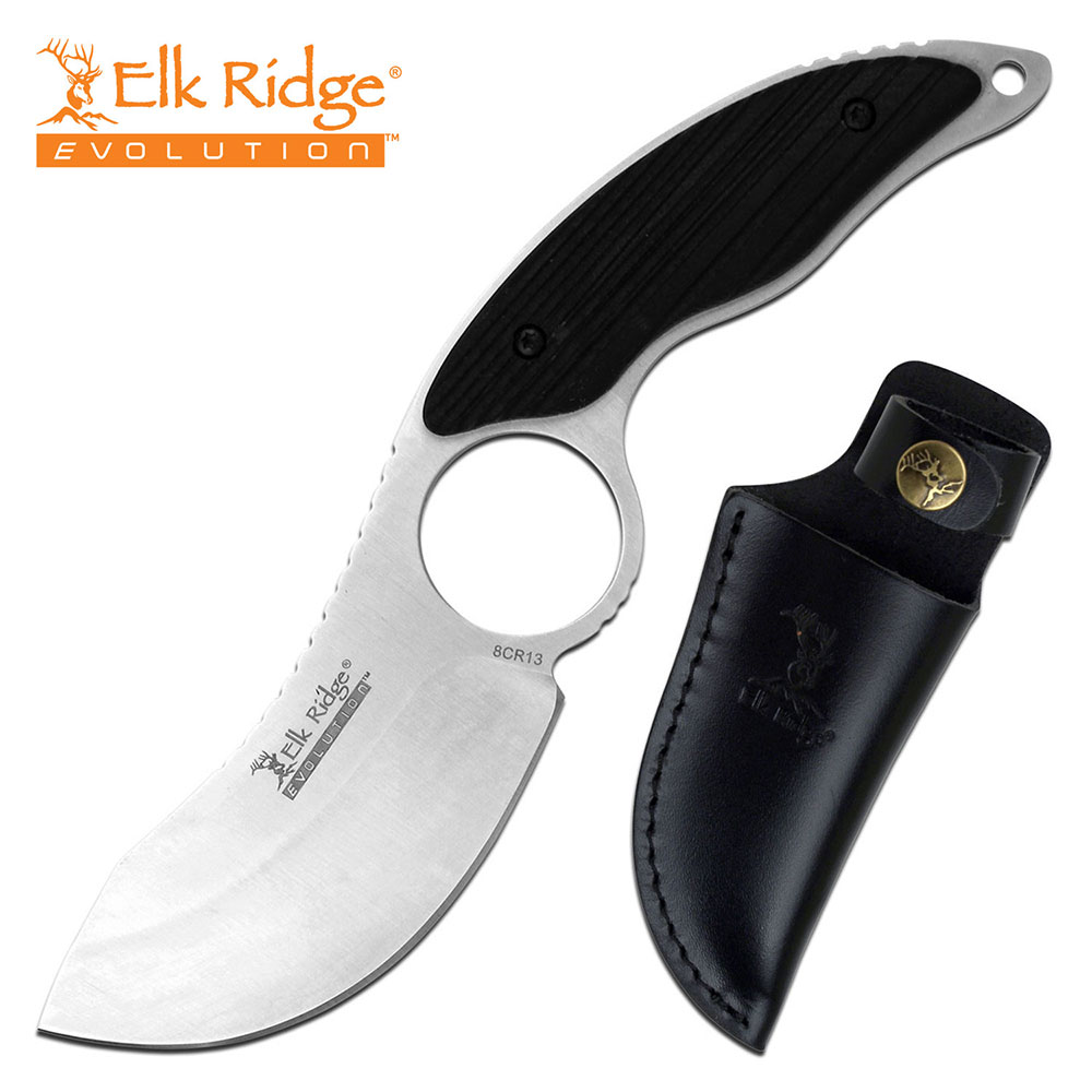 ERE-FIX009PL-BK Elk Ridge Skinner -FIXED BLADE KNIFE - FIX009PL-BK - Image 1