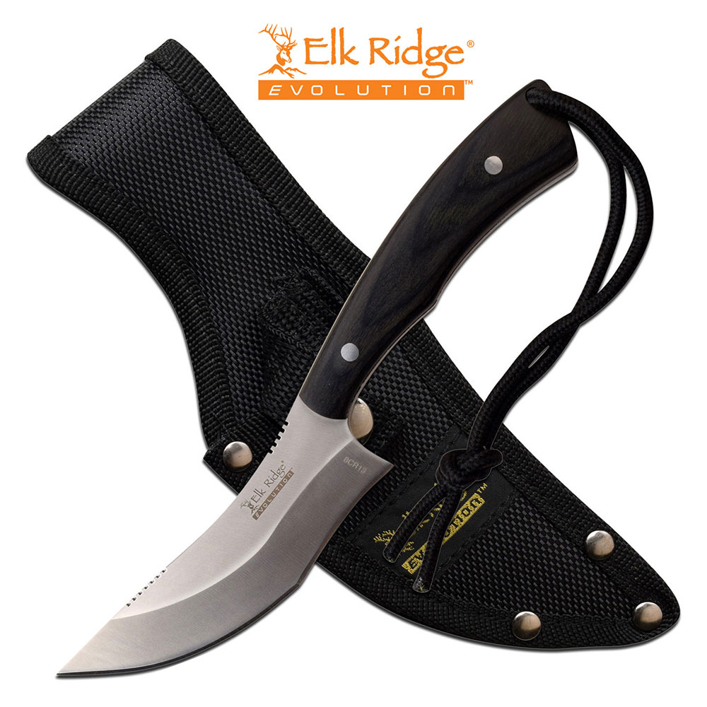 ERE-FIX012-BK ELK RIDGE EVOLUTION - Pakkawood handle - FIX012-BK - Image 1