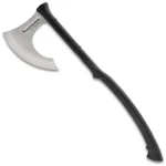 HONSHU KARITO AXE WITH SHEATH - 7CR13 STAINLESS STEEL BLADE, INJECTION MOLDED NYLON HANDLE, EDM TEXTURED - LENGTH 27” - UC3401 - Image 3
