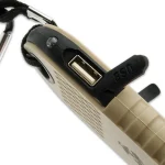 USMC 8,000 MAH SOLAR CHARGER AND POWER BANK - MONOCRYSTALLINE SOLAR PANEL, LI-POLYMER BATTERY, WATER-RESISTANT - UC3505 - Image 5