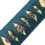 Shikoto Hammer-Forged Longquan Master Teal Katana - UC3237 - Image 2