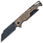USMC BREWSKI POCKET KNIFE WITH BOTTLE OPENER - 3CR13 STAINLESS STEEL BLADE, ALUMINUM HANDLE, BOTTLE OPENER, CARABINER CLIP, SCREWDRIVER - UC3537 - Image 2