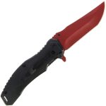 Golan Red Folding Knife with Ferryman Handle - GOL-539RD - Image 3