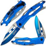 Golan Steel and Blue - Bottle Opener - GOL-771- BL