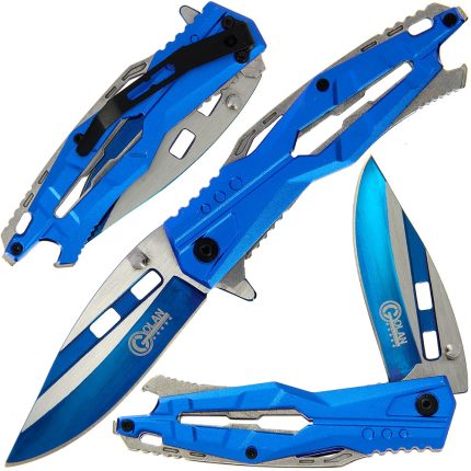 Golan Steel and Blue - Bottle Opener - GOL-771- BL