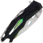 Golan Steel and Black / Rainbow Folding Knife - Bottle Opener - GOL-771-RB - Image 5