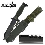 Survivor Fixed Blade Saw Back Survival Knife - HK-6001