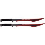 Fantasy Spartan Sword Serrated Blade Two Piece Set - HK-741RD - Image 2