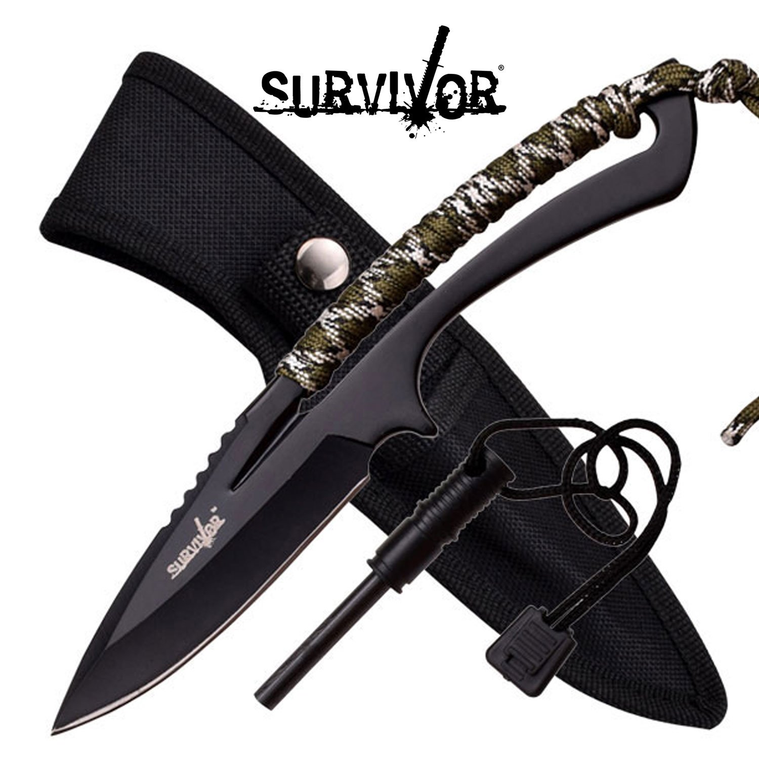 HK-767CA_a18ddeb8-3cd9-4db5-ac7d-bdd717fd98dc SURVIVOR FIXED BLADE KNIFE - HK-767CA - Image 1