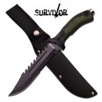 SURVIVOR FIXED BLADE KNIFE - HK-793GN