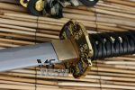 Ten Ryu Hand Forged / Hand Made Golden Flower Samurai Sword - TR-032GD - Image 2
