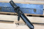 Hand Forged Dragon Samurai Tanto - Folded Carbon Steel Blade - Image 8