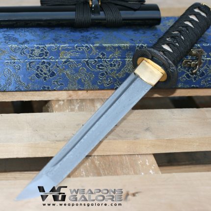 Hand Forged Dragon Samurai Tanto - Folded Carbon Steel Blade