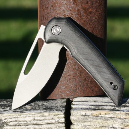 Civivi Odium Flipper Knife - Black G10 Handle (2.65" Stonewashed D2) C 2010D