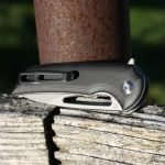 Civivi Odium Flipper Knife - Black G10 Handle (2.65" Stonewashed D2) C 2010D - Image 3