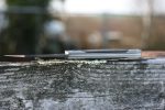 QSP Falcon Slip Joint Knife Titanium/Carbon Fibre 3" CPM S35VN, satin finish Blade. Comes W/ Premium Leather Sheath - UK FRIENDLY CARRY KNIFE - Image 5