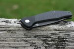 QSP Raven 4.5" Flipper Folding Pocket Knife, D2 Blade Black G10 Handle, Smooth Flipper Opening Knife - Image 10