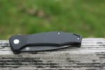 QSP Raven 4.5" Flipper Folding Pocket Knife, D2 Blade Black G10 Handle, Smooth Flipper Opening Knife - Image 8