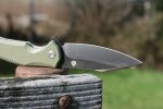 QSP Snipe 4.75" Flipper Folding Pocket Knife with Ball Bearing, D2 Blade G10 Handle, Left/Right Clip for EDC - Image 6