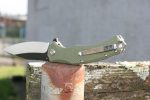 QSP Snipe 4.75" Flipper Folding Pocket Knife with Ball Bearing, D2 Blade G10 Handle, Left/Right Clip for EDC - Image 7