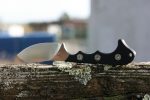 QSP NECKMUK, 6.5'' Neck Knife,Compact Fixed Blade Knife, D2 Satin Blade, G10/MICARTA Handle - Image 9